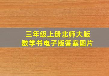 三年级上册北师大版数学书电子版答案图片