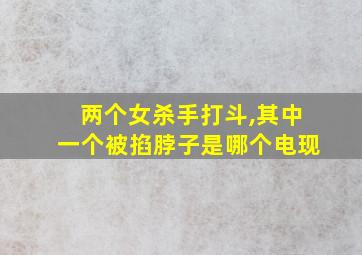 两个女杀手打斗,其中一个被掐脖子是哪个电现