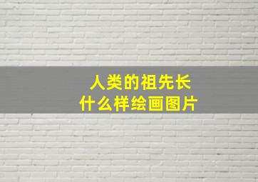 人类的祖先长什么样绘画图片