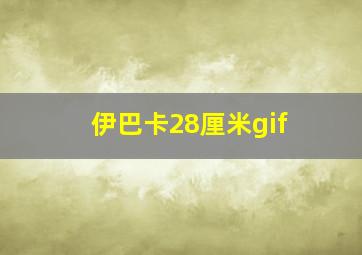 伊巴卡28厘米gif