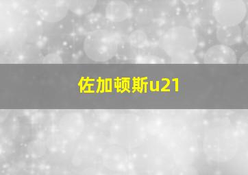 佐加顿斯u21