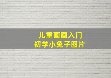 儿童画画入门初学小兔子图片