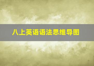 八上英语语法思维导图