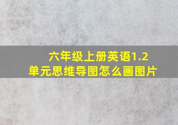 六年级上册英语1.2单元思维导图怎么画图片