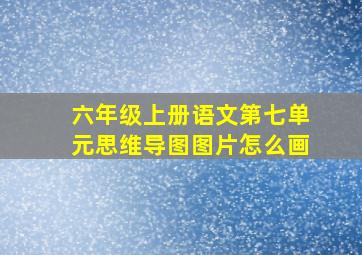 六年级上册语文第七单元思维导图图片怎么画