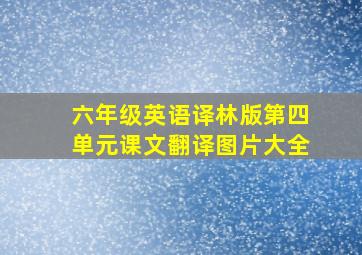 六年级英语译林版第四单元课文翻译图片大全