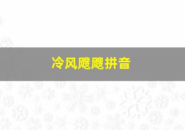 冷风飕飕拼音