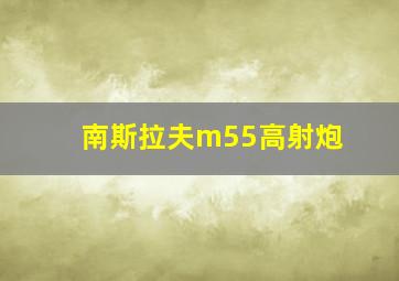 南斯拉夫m55高射炮