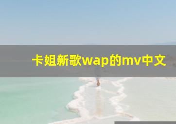 卡姐新歌wap的mv中文