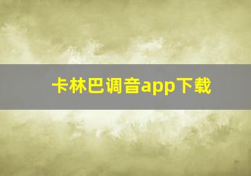 卡林巴调音app下载