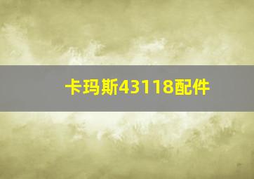 卡玛斯43118配件