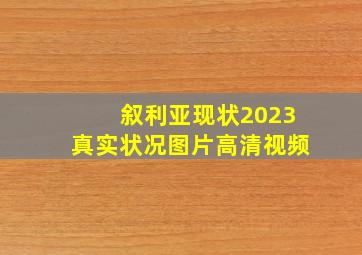 叙利亚现状2023真实状况图片高清视频