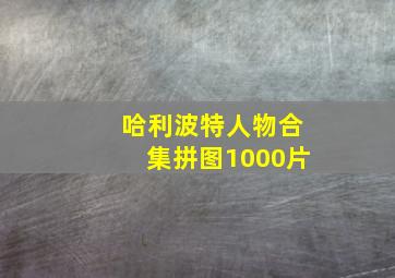 哈利波特人物合集拼图1000片