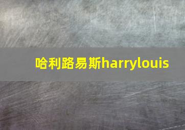 哈利路易斯harrylouis