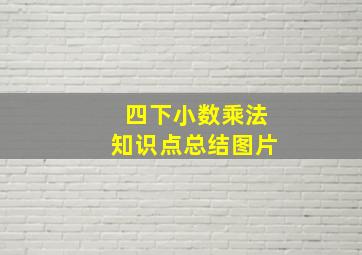 四下小数乘法知识点总结图片