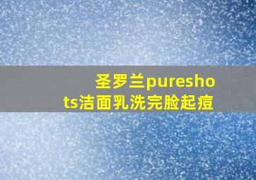 圣罗兰pureshots洁面乳洗完脸起痘