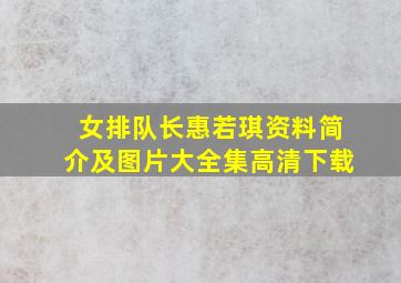 女排队长惠若琪资料简介及图片大全集高清下载