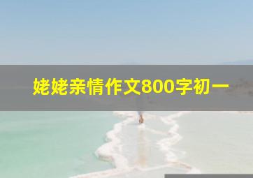 姥姥亲情作文800字初一