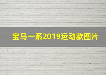 宝马一系2019运动款图片