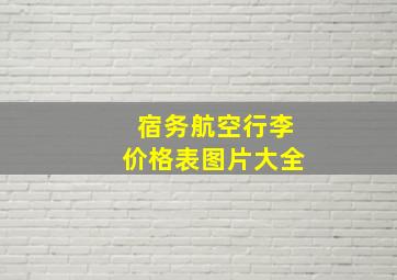 宿务航空行李价格表图片大全