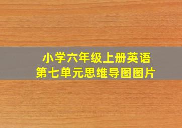 小学六年级上册英语第七单元思维导图图片