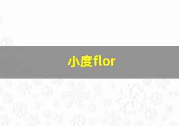 小度flor