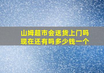 山姆超市会送货上门吗现在还有吗多少钱一个