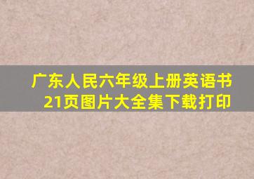 广东人民六年级上册英语书21页图片大全集下载打印