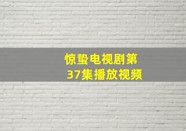 惊蛰电视剧第37集播放视频