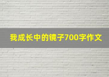 我成长中的镜子700字作文