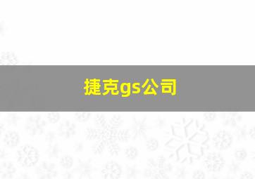 捷克gs公司