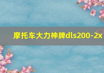 摩托车大力神牌dls200-2x