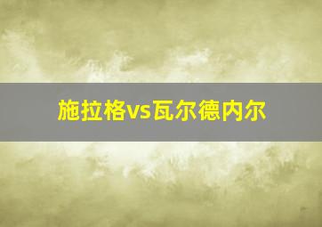 施拉格vs瓦尔德内尔