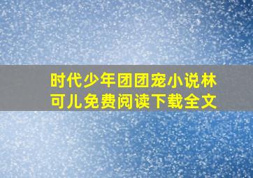 时代少年团团宠小说林可儿免费阅读下载全文