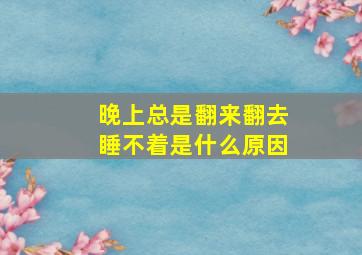 晚上总是翻来翻去睡不着是什么原因