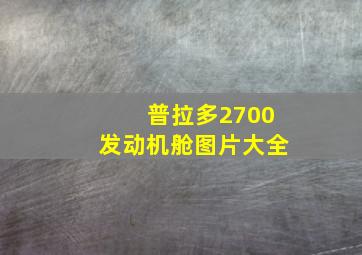 普拉多2700发动机舱图片大全