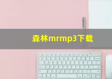 森林mrmp3下载