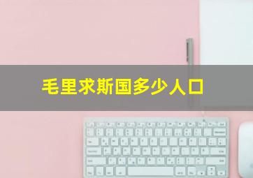 毛里求斯国多少人口