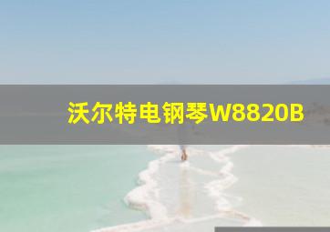 沃尔特电钢琴W8820B