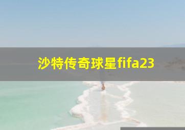 沙特传奇球星fifa23