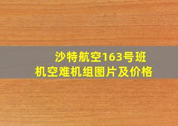 沙特航空163号班机空难机组图片及价格