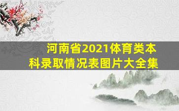 河南省2021体育类本科录取情况表图片大全集