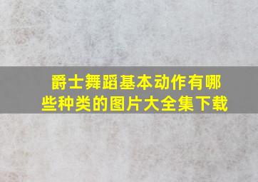 爵士舞蹈基本动作有哪些种类的图片大全集下载