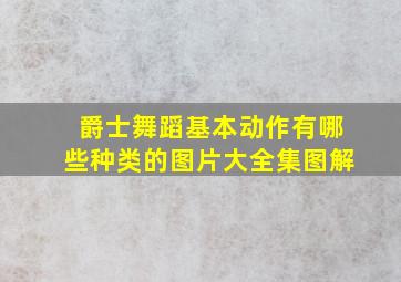 爵士舞蹈基本动作有哪些种类的图片大全集图解