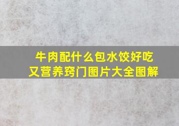 牛肉配什么包水饺好吃又营养窍门图片大全图解