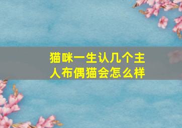 猫咪一生认几个主人布偶猫会怎么样