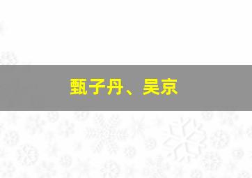 甄子丹、吴京