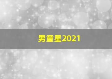 男童星2021