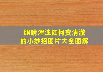 眼睛浑浊如何变清澈的小妙招图片大全图解