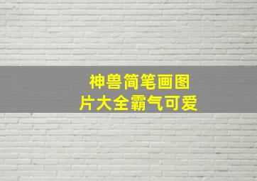 神兽简笔画图片大全霸气可爱